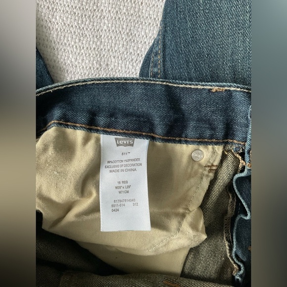 Levi's Blue Classic Skinny Jeans - Picture 5 of 9